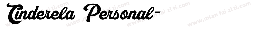 Cinderela Personal字体转换